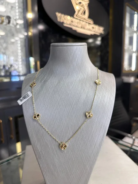 14 AYAR ALTIN YONCA KOLYE