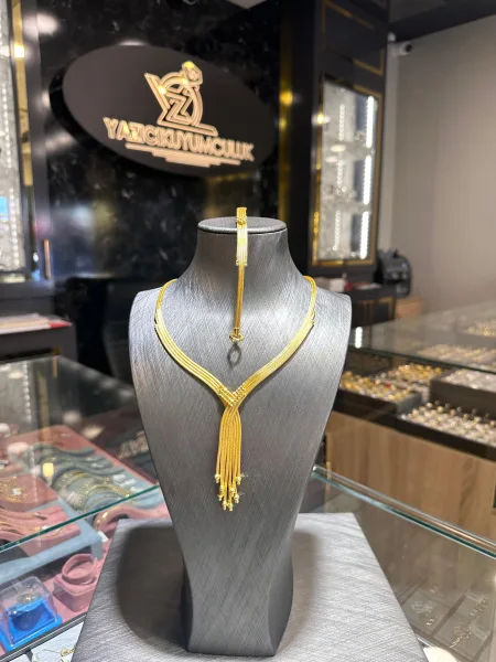 14 AYAR ALTIN GERDANLIK SET