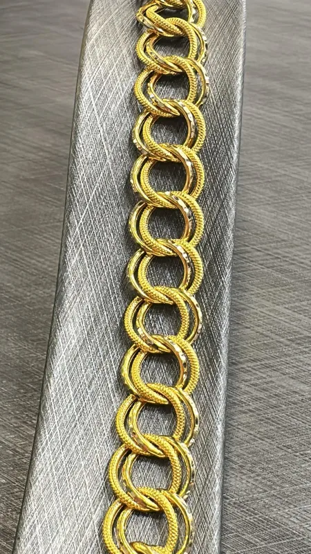 14 AYAR ALTIN BİLEKLİK SAMANYOLU BİLEKLİK